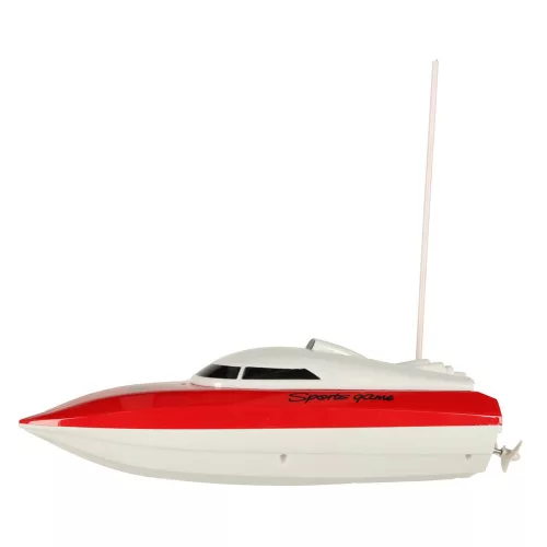 Távirányítású hajó RC 4CH mini CP802 távirányítóval, piros