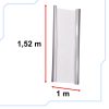 Karbon 5D ezüst fólia tekercs 1,52x18m