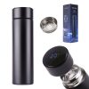Termosz bögre okos LED-del 500ml fekete