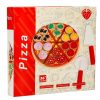 Pizza fa játékkészlet tartozékokkal