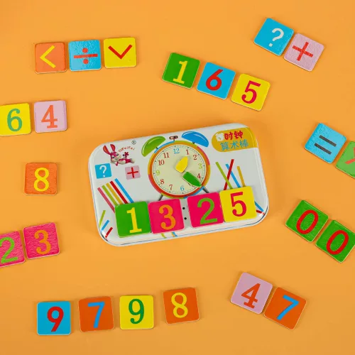 Set educativ ceas, numărare, accesoriu accesoriu pentru copii, ceas articol accesoriu