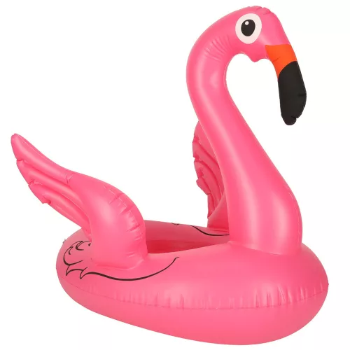 Babaúszógumi, felfújható csónak gyerekeknek flamingóüléssel, max. 15 kg, 1-3 éves korig