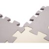 Habszivacs puzzle szőnyeg/gyerekeknek járóka 36el. szürke-ecru