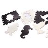Hab puzzle szőnyeg / játszószőnyeg gyerekeknek 25 darab fekete-fehér