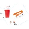 Kreatív kavics színes montessori puzzle