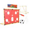 Futballkapu hálóval + céltáblával + labdával