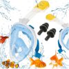 Teljes összecsukható snorkel maszk L/XL kék