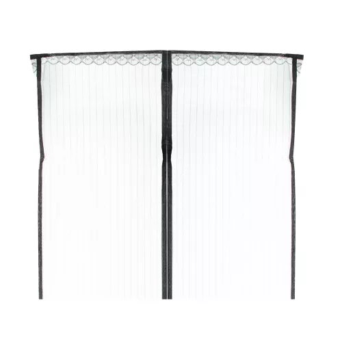 Mágneses szúnyogháló ajtóra 110x220cm FEKETE