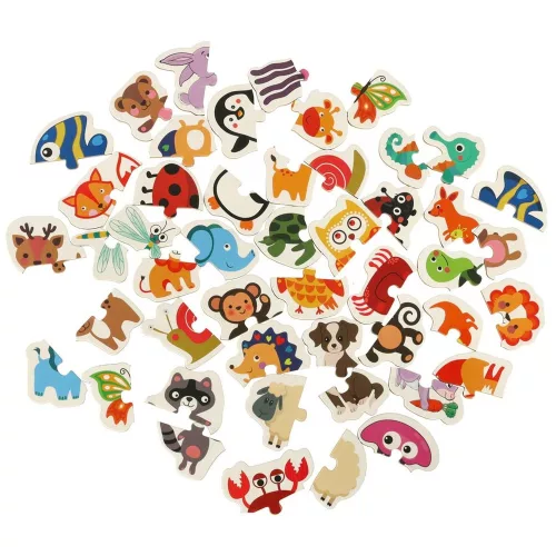 Puzzle în cutie animale 24 puzzle jucărie