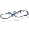 Elektromos vonat rendőrautók 92 elem ~300cm