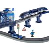 Elektromos vonat rendőrautók 92 elem ~300cm