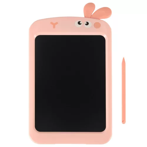 Grafikus rajztábla gyerekeknek, 8,5"-os LCD képernyő, rózsaszín nyuszi