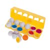 Oktatási sorter puzzle megfelelő formák számok tojások 12db