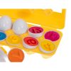 Oktatási sorter puzzle megfelelő formák számok tojások 12db