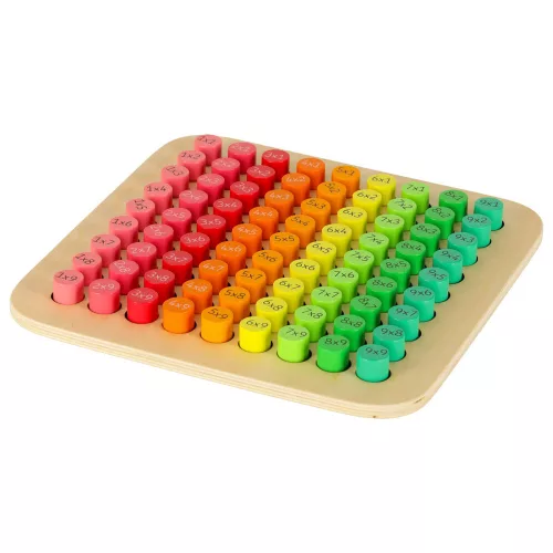Set educativ numărare, rotund lemn articol