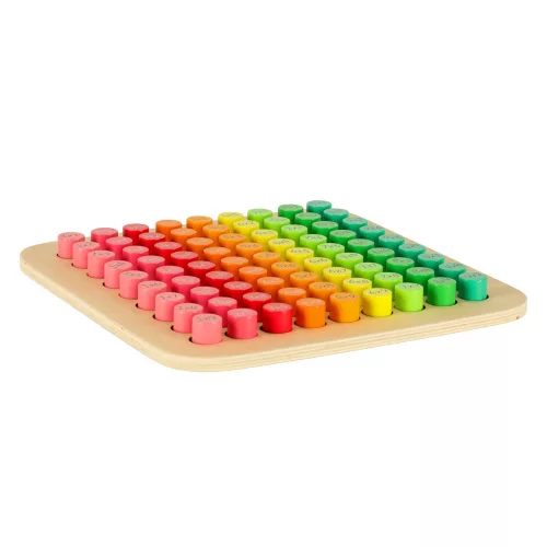 Set educativ numărare, rotund lemn articol