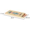 Fából készült réteges puzzle montessori fiú