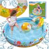 BESTWAY 51124 Biliárdgolyó kör gördülő medence 122cm