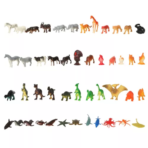 Tengeri animale, vad dinozaurszauruszok accesoriu set mix 48 piese