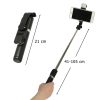 Selfie bot lámpa állvány tripod állvány fekete