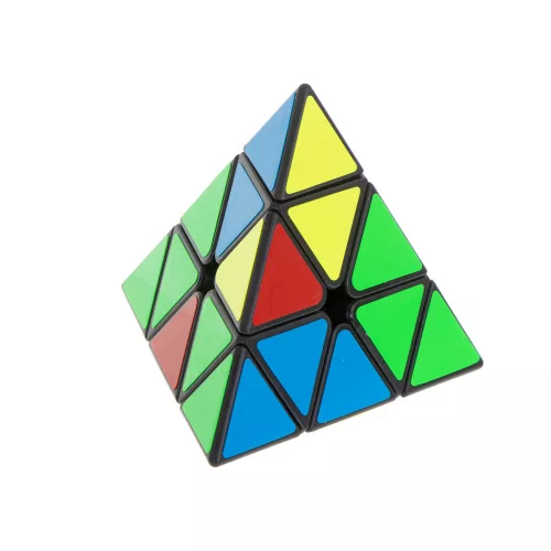Negru MoYu 3x3 piramis cub puzzle logikai jucărie