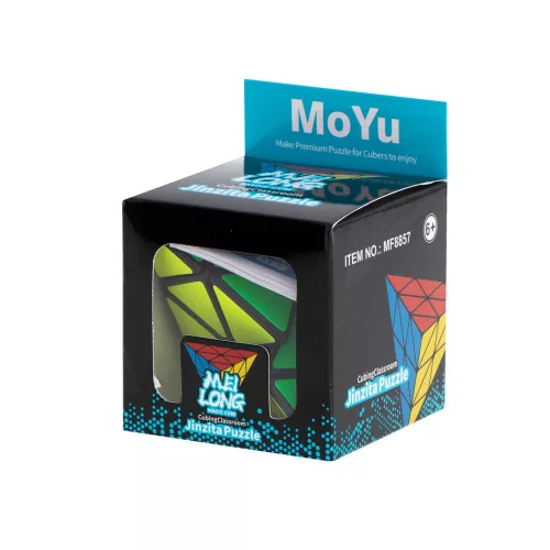 Negru MoYu 3x3 piramis cub puzzle logikai jucărie