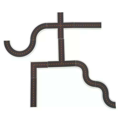 Jucărie de baie pentru copii, apă, articol, habszivacs articol, mașini, utca, puzzle, 23 piese.