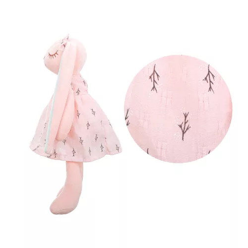 pluș articol iepure roz 35cm