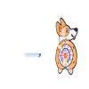 Tépőzáras dart játék biztonságos darts célpont corgi