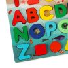 Fából készült számoló kerék halászó ábécé számok
