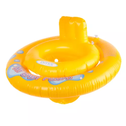 Colac de înot pentru bebeluși, gonflabil barcă pentru copii, gonflabil barcă cu scaun, INTEX max 15 kg, 6-18 luni până la