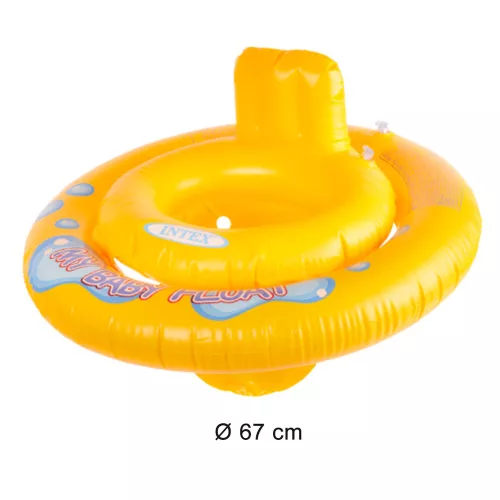 Colac de înot pentru bebeluși, gonflabil barcă pentru copii, gonflabil barcă cu scaun, INTEX max 15 kg, 6-18 luni până la