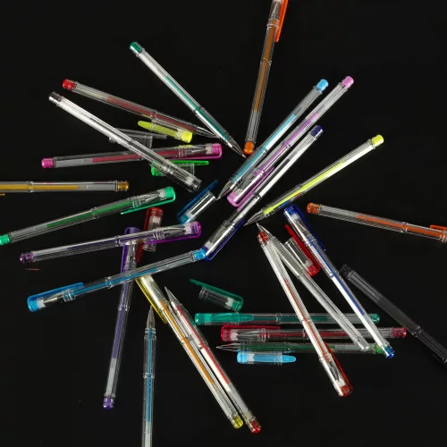 Colorat cu sclipici gel tollak, 25 piese set.