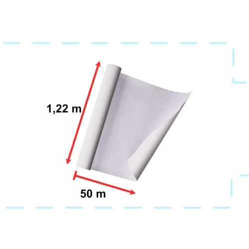 Öntapadós fóliatekercs furnér tapéta fehér tölgyfa 1,22x50m