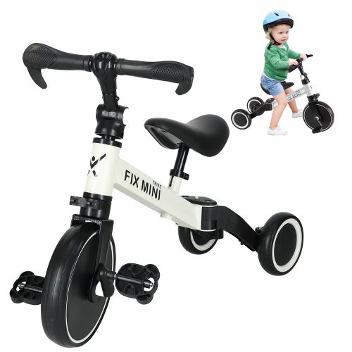 Trike Fix Mini terepjáró tricikli 3 az 1-ben pedálokkal, fehér