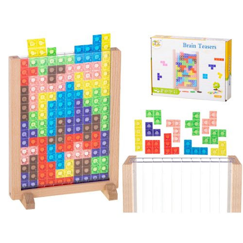 Álló tetris kirakós játék