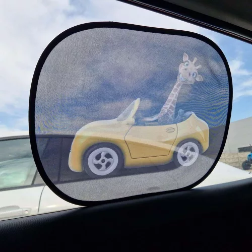 Girafă statikus mașină fereastră parasolar perdea set 2 buc