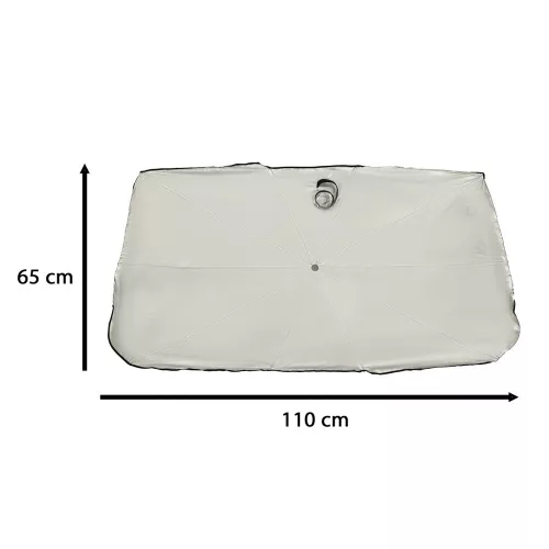 Esernyő napellenző autó szélvédőre, összecsukható szőnyeg, UV 65x110cm