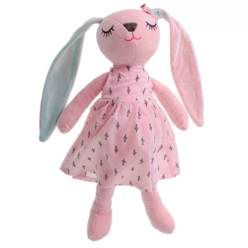 pluș articol iepure roz 52cm