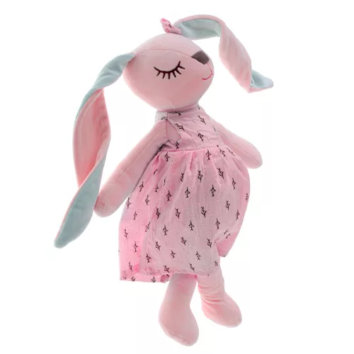 pluș articol iepure roz 52cm
