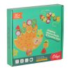 Puzzle játék kiegyensúlyozó sündisznó gyümölcs menetes