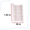 Fóliatekercs fényes fehér 1.52x30m