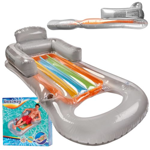BESTWAY 43028 Felfújható matracszék szürke