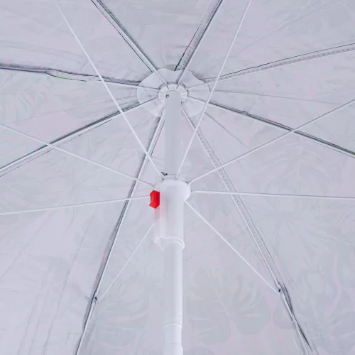 Állítható kerti napernyő, összecsukható, 150 cm, levelekkel, UV védelemmel