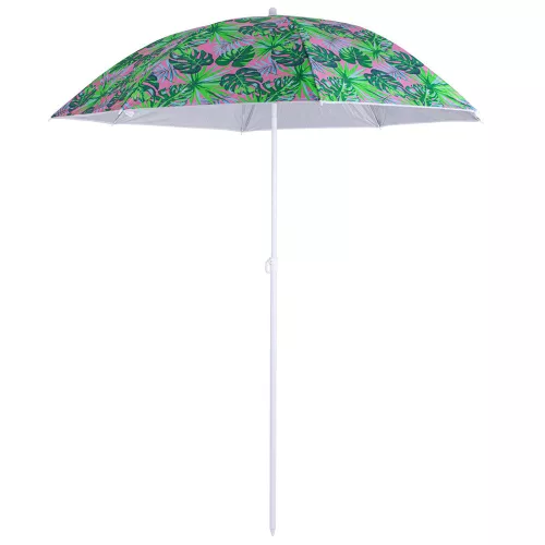 Állítható kerti napernyő, összecsukható, 150 cm, levelekkel, UV védelemmel