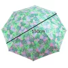 Állítható kerti napernyő, összecsukható, 150 cm, levelekkel, UV védelemmel