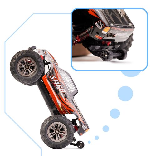 RC car Q901 kefe nélküli 1:16 2.4G 4CH 52km/h piros