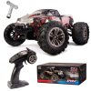RC car Q901 kefe nélküli 1:16 2.4G 4CH 52km/h piros