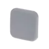 Öntapadós szilikon ajtóütköző, szürke négyzet alakú
