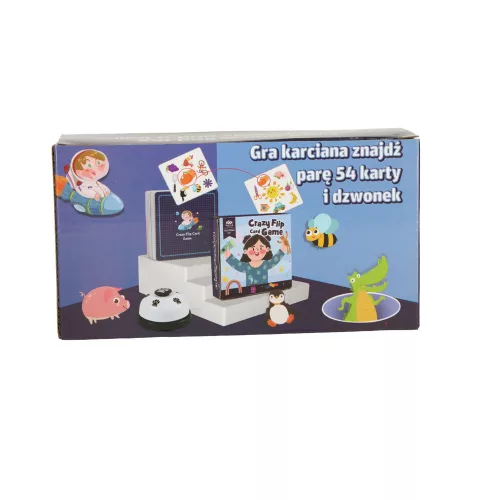 Accesoriu jucărie, accesoriu, Crazy Flip, 54 card și un articol